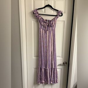 Urban Outfitters Purple Floral Maxi Dress